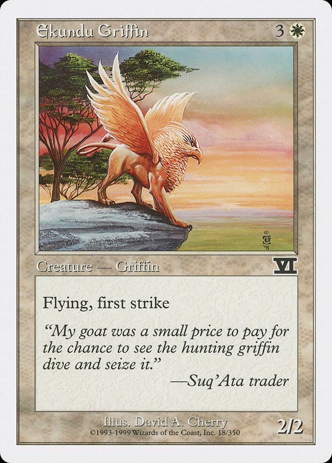 Ekundu Griffin 18 (Classic Sixth Edition)  | Good Games Adelaide SA