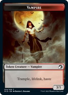 Vampire Token 14 (Innistrad: Midnight Hunt)  | Good Games Adelaide SA