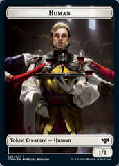 Human (001) // Vampire (016) Double-sided Token [Innistrad: Crimson Vow Tokens] | Good Games Adelaide SA