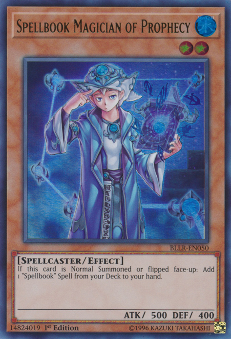 Spellbook Magician of Prophecy [BLLR-EN050] Ultra Rare | Good Games Adelaide SA