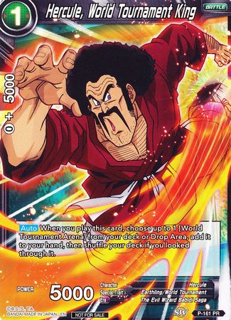 Hercule, World Tournament King (Power Booster) (P-161) [Promotion Cards] | Good Games Adelaide SA