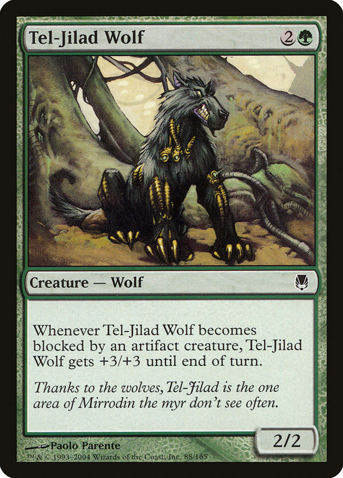 Tel-Jilad Wolf 88 (Darksteel)  - Foil | Good Games Adelaide SA