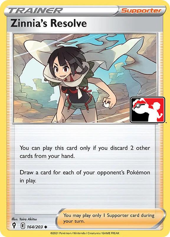 Zinnia's Resolve Series 1 164/203 (Prize Pack Series Cards)  | Good Games Adelaide SA