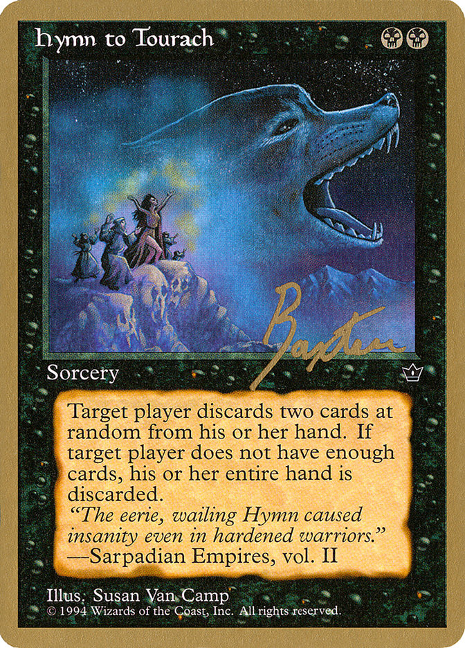 Hymn to Tourach (Wolf) (George Baxter) [Pro Tour Collector Set] | Good Games Adelaide SA