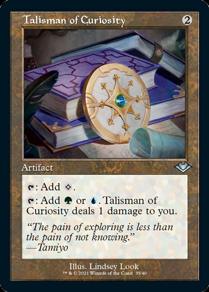 Talisman of Curiosity (Retro Etched Foil) [Modern Horizons 1] | Good Games Adelaide SA