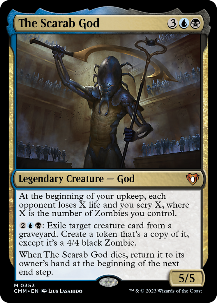 The Scarab God [Commander Masters] | Good Games Adelaide SA