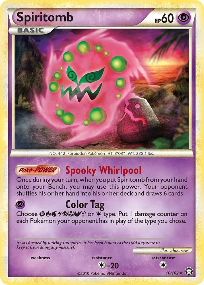 Spiritomb 10/102 (Triumphant)  - Reverse Holofoil | Good Games Adelaide SA