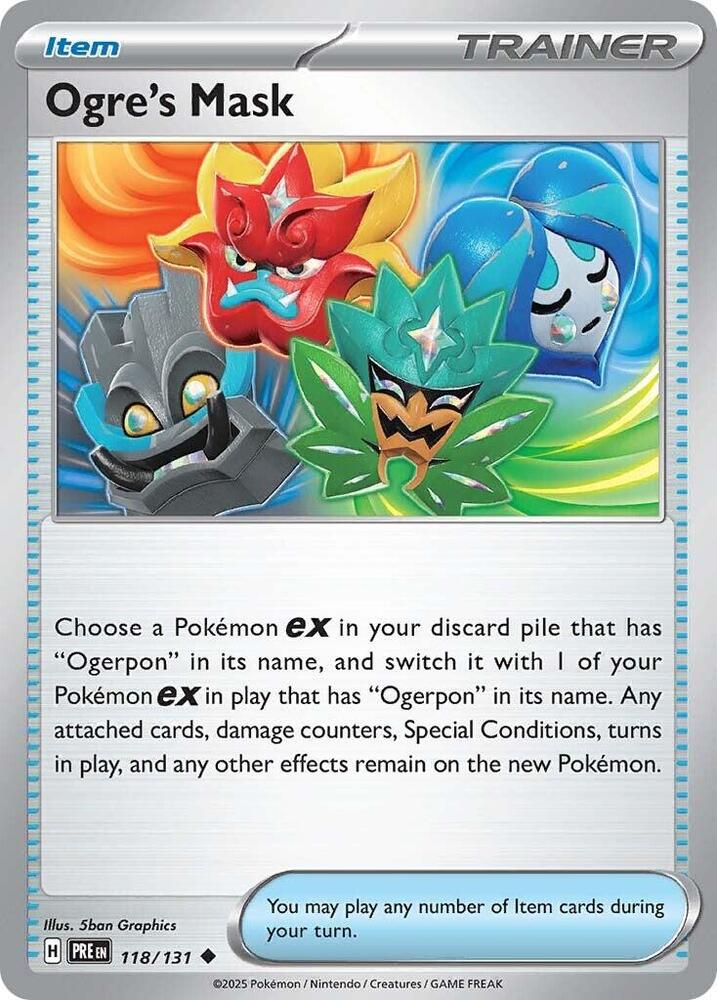 Ogre's Mask 118/131 (SV: Prismatic Evolutions)  | Good Games Adelaide SA