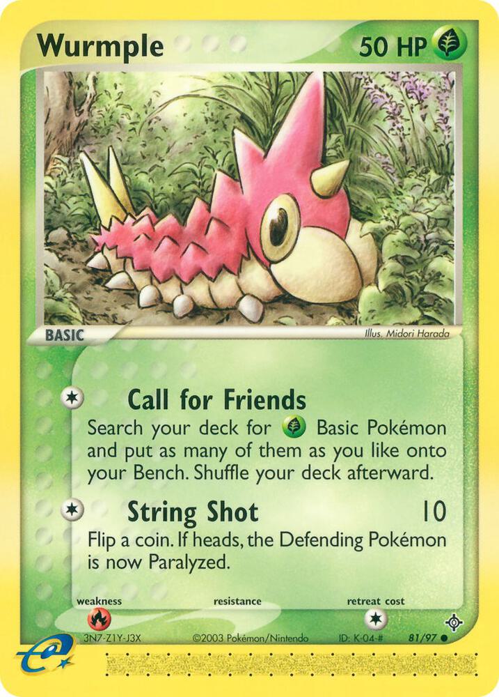Wurmple 81/97 (Dragon)  | Good Games Adelaide SA