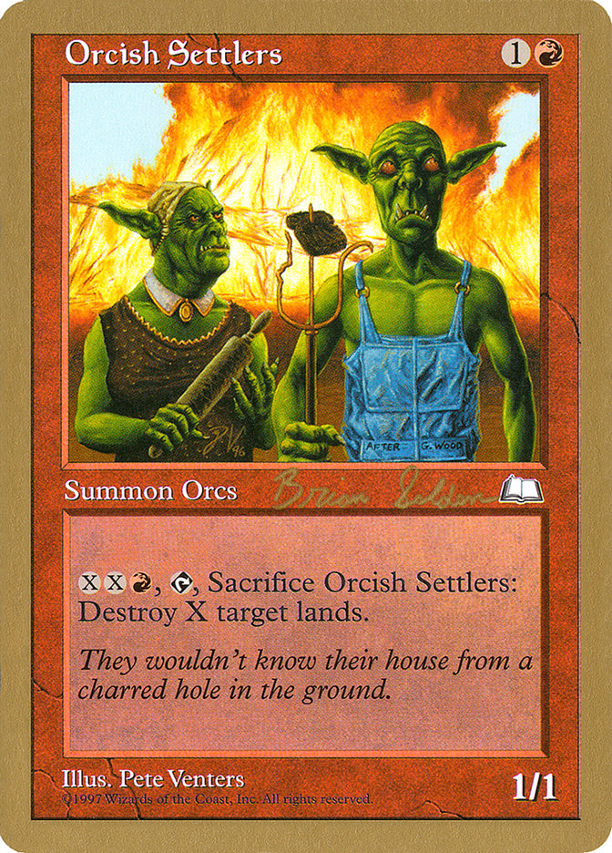 Orcish Settlers (Brian Selden) [World Championship Decks 1998] | Good Games Adelaide SA