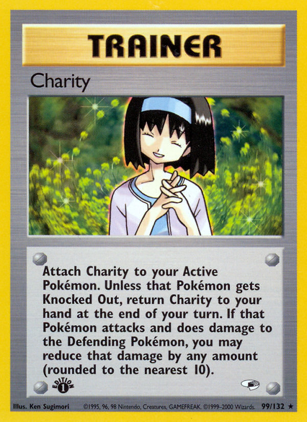 Charity (99/132) [Gym Heroes 1st Edition] | Good Games Adelaide SA