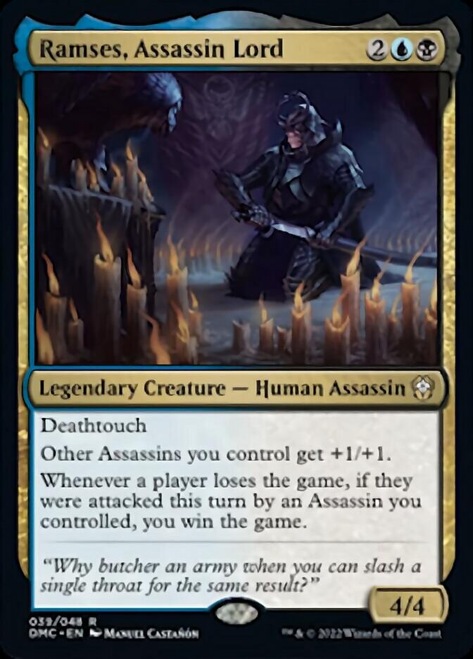 Ramses, Assassin Lord [Dominaria United Commander] | Good Games Adelaide SA