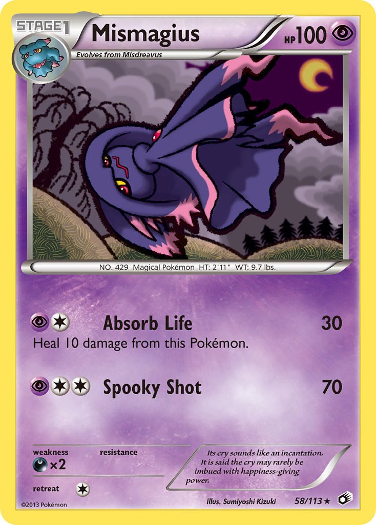 Mismagius (58/113) [Black & White: Legendary Treasures] | Good Games Adelaide SA