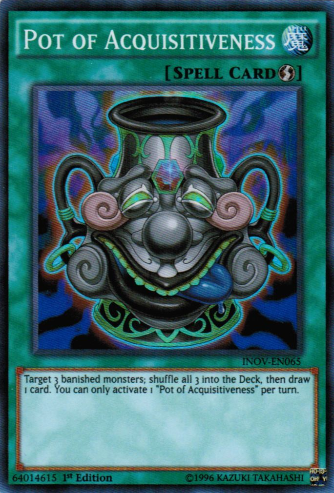 Pot of Acquisitiveness [INOV-EN065] Super Rare | Good Games Adelaide SA
