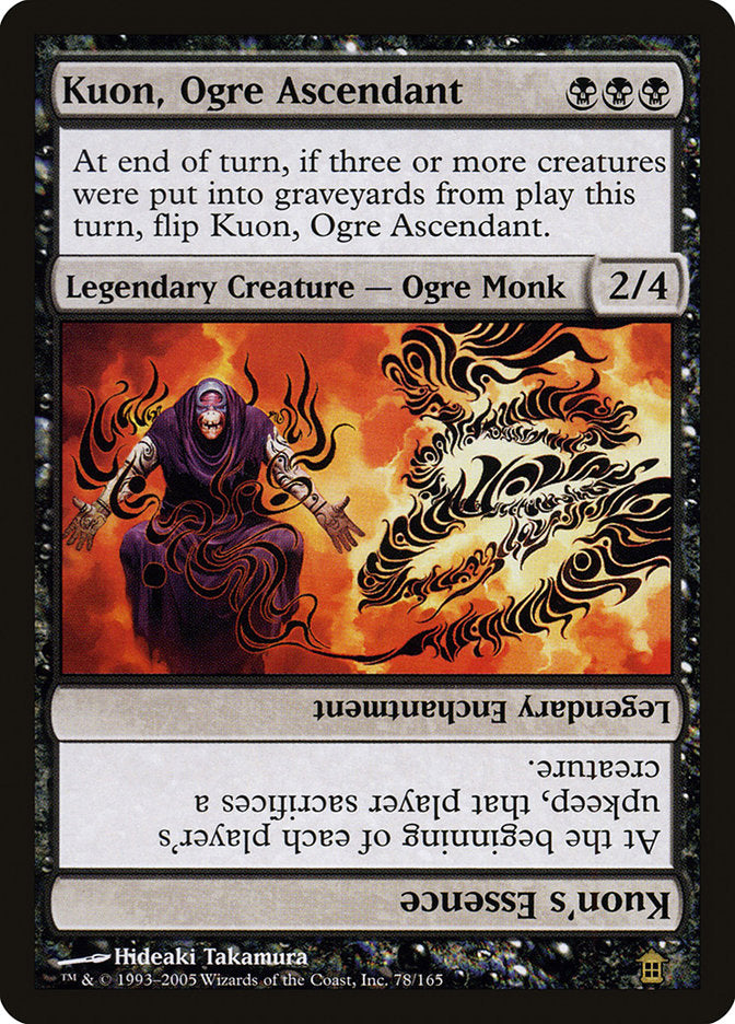 Kuon, Ogre Ascendant // Kuon's Essence 78 (Saviors of Kamigawa)  | Good Games Adelaide SA