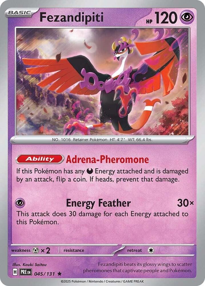 Fezandipiti 045/131 (SV: Prismatic Evolutions)  - Holofoil | Good Games Adelaide SA