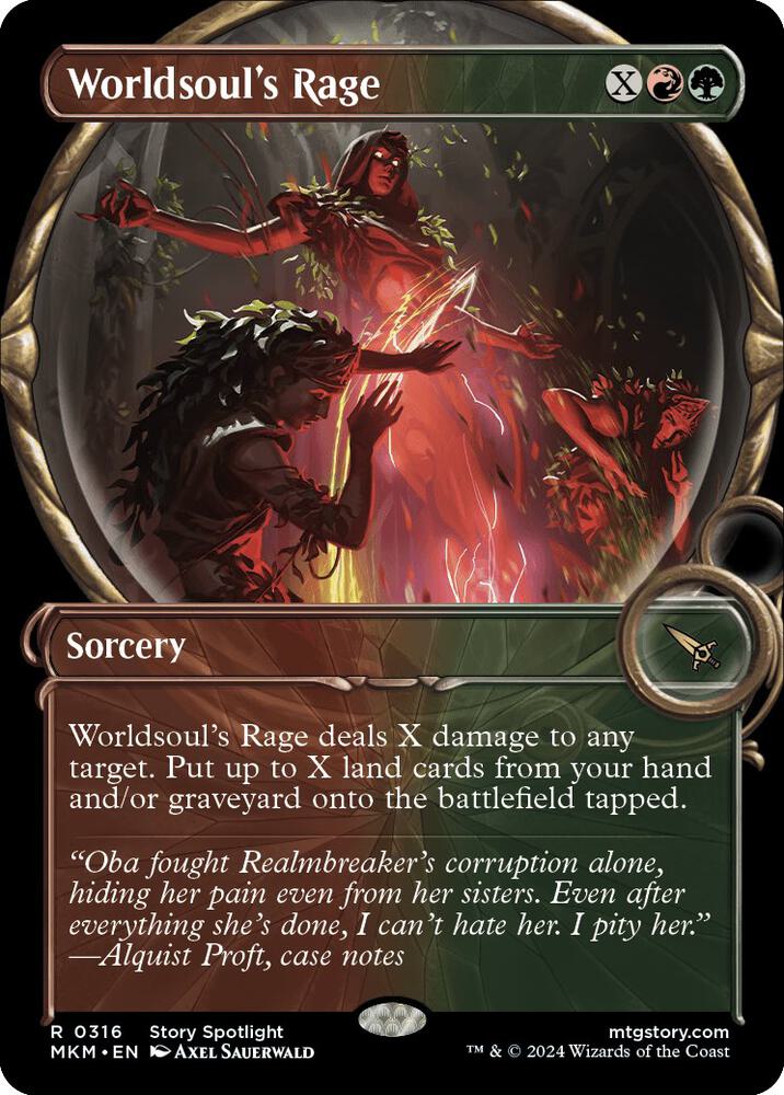 Worldsoul's Rage 316 (Murders at Karlov Manor)  - Foil | Good Games Adelaide SA