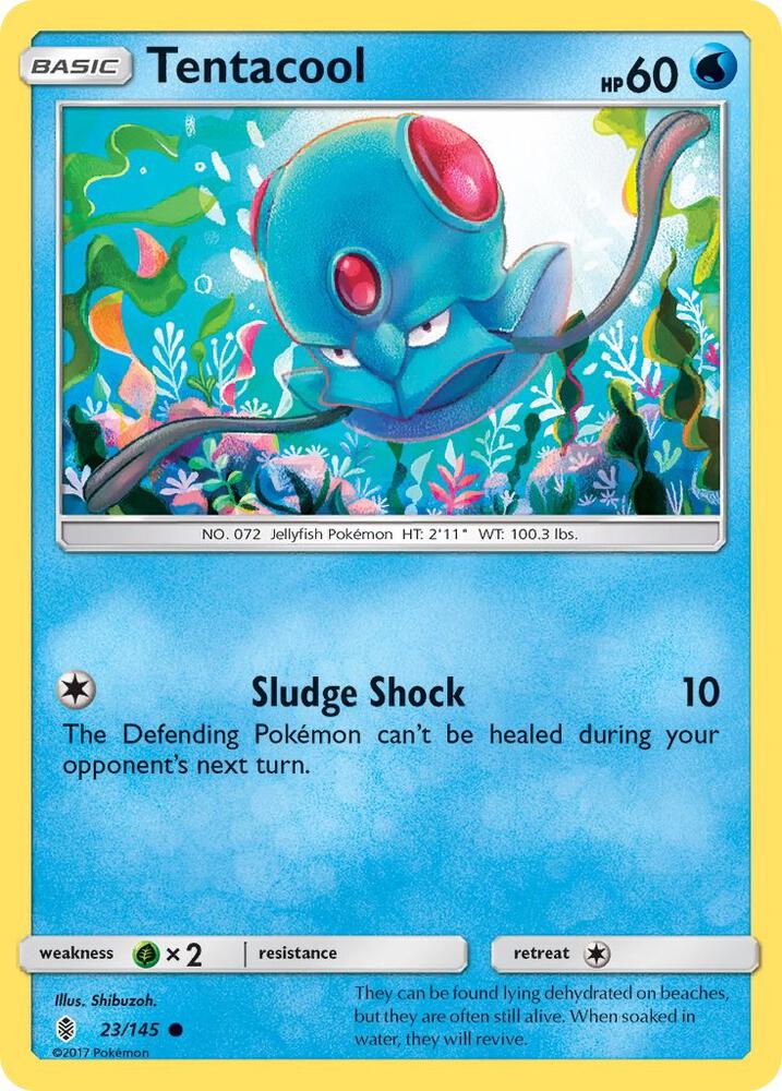 Tentacool 23/145 (SM - Guardians Rising)  | Good Games Adelaide SA