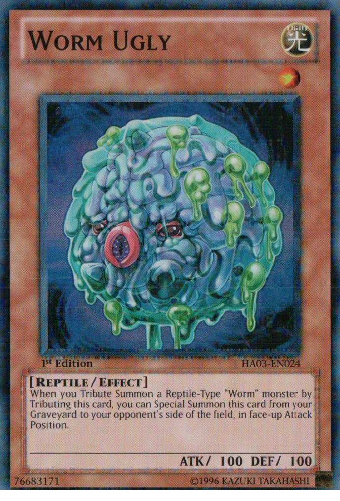 Worm Ugly [HA03-EN024] Super Rare | Good Games Adelaide SA