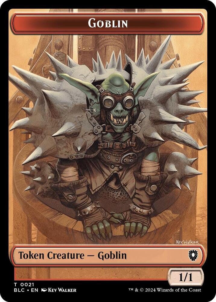 Goblin Thopter Double Sided Token 21 // 39 (Commander: Bloomburrow)  | Good Games Adelaide SA