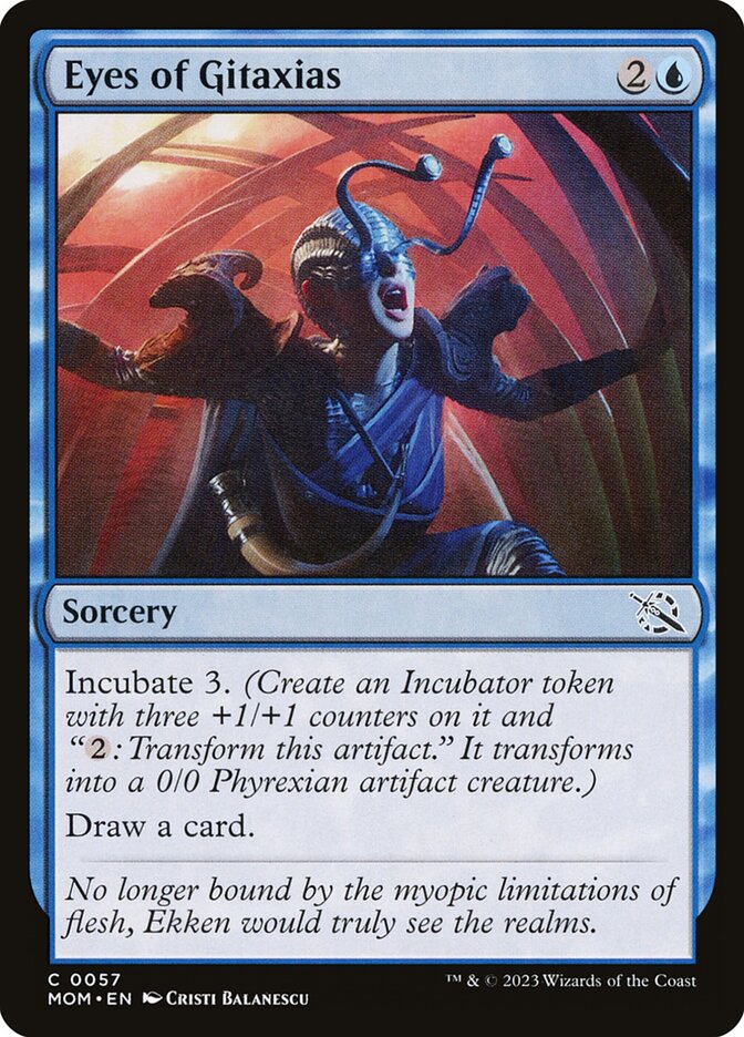 Eyes of Gitaxias 57 (March of the Machine)  - Foil | Good Games Adelaide SA