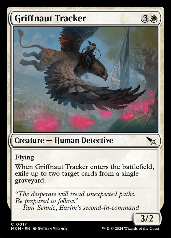 Griffnaut Tracker 17 (Murders at Karlov Manor)  | Good Games Adelaide SA