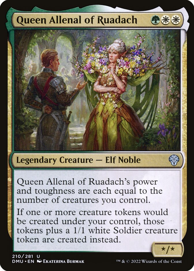 Queen Allenal of Ruadach 210 (Dominaria United)  - Foil | Good Games Adelaide SA
