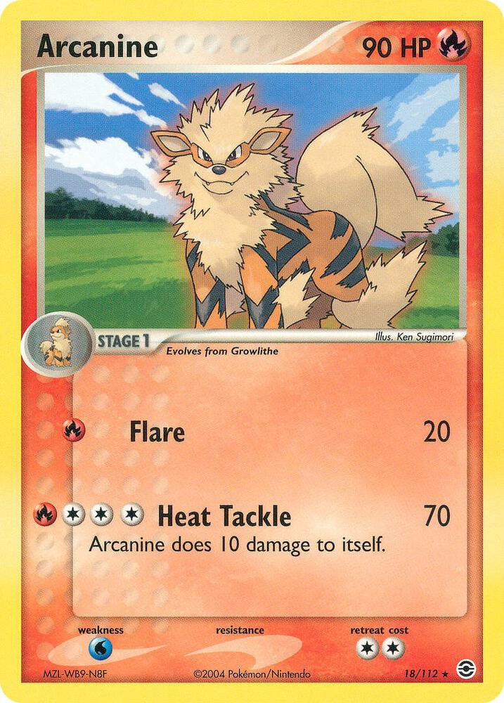 Arcanine 18/112 (FireRed & LeafGreen)  | Good Games Adelaide SA