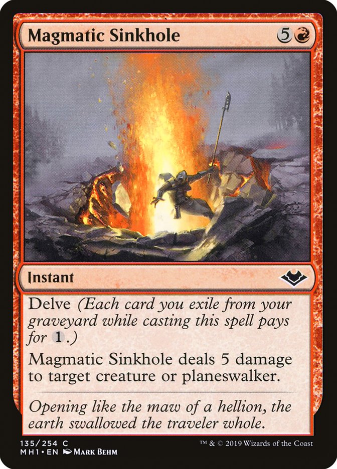 Magmatic Sinkhole 135 (Modern Horizons)  | Good Games Adelaide SA