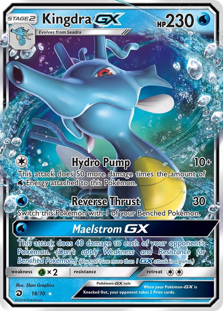 Kingdra GX 18/70 (Dragon Majesty)  - Holofoil | Good Games Adelaide SA