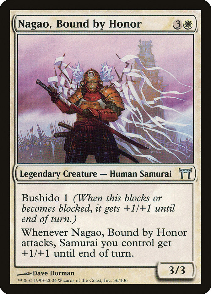 Nagao, Bound by Honor 36 (Champions of Kamigawa)  - Foil | Good Games Adelaide SA