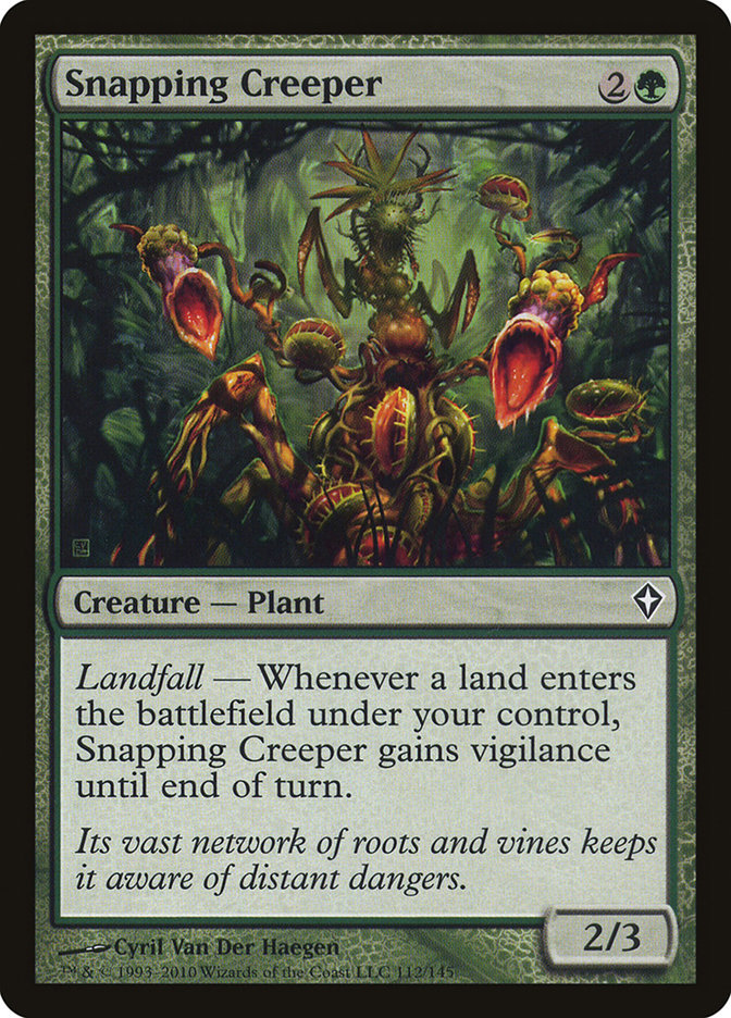 Snapping Creeper 112 (Worldwake)  - Foil | Good Games Adelaide SA