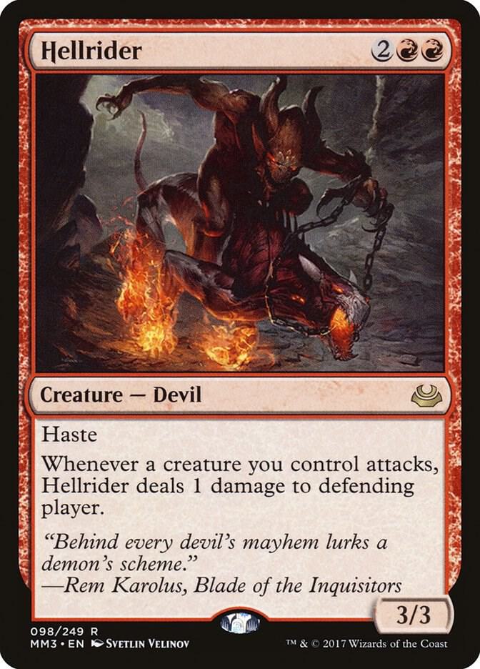 Hellrider 98 (Modern Masters 2017)  - Foil | Good Games Adelaide SA