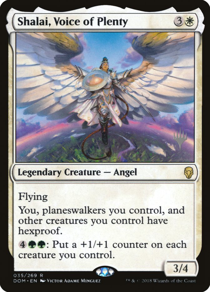 Shalai, Voice of Plenty [Dominaria Promos] | Good Games Adelaide SA