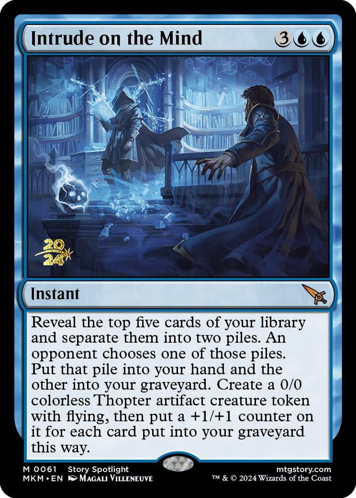 Intrude on the Mind 61 (Prerelease Cards)  - Foil | Good Games Adelaide SA