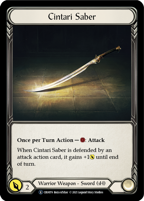 Cintari Saber [U-CRU079-RF] Unlimited Rainbow Foil | Good Games Adelaide SA