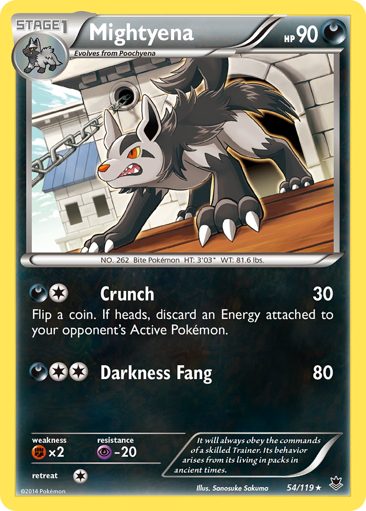 Mightyena (54/119) [XY: Phantom Forces] | Good Games Adelaide SA