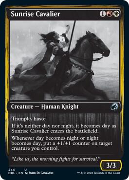 Sunrise Cavalier 244 (Innistrad: Double Feature)  | Good Games Adelaide SA