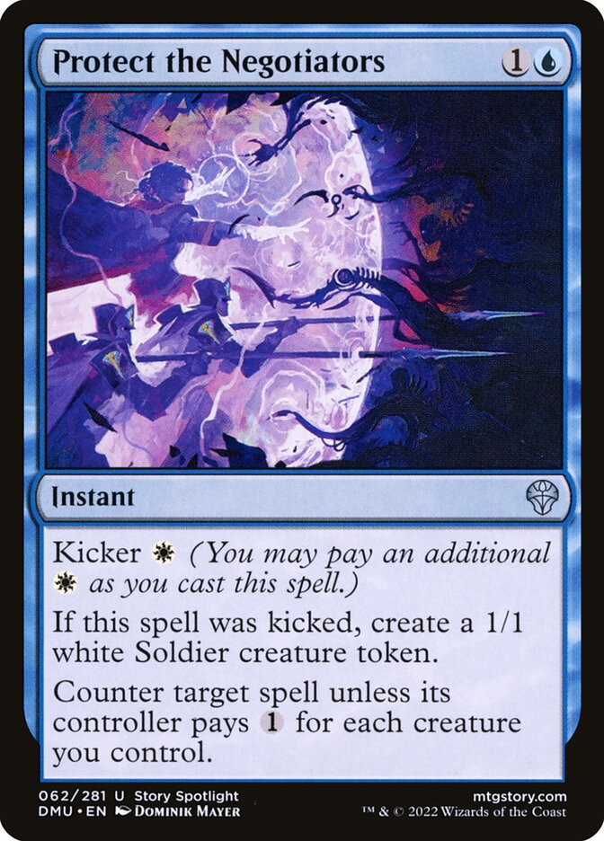 Protect the Negotiators 62 (Dominaria United)  - Foil | Good Games Adelaide SA