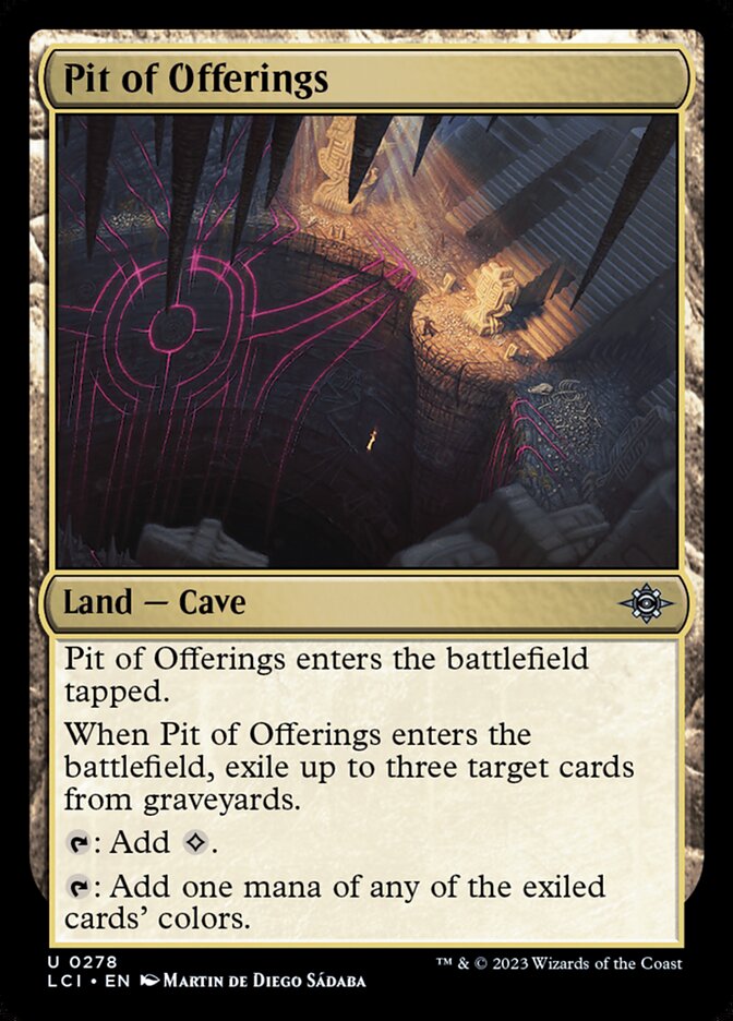 Pit of Offerings 278 (The Lost Caverns of Ixalan)  - Foil | Good Games Adelaide SA