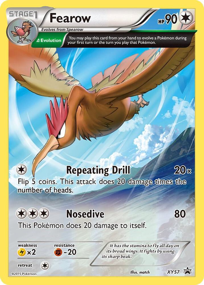Fearow XY57 (XY Promos)  - Holofoil | Good Games Adelaide SA