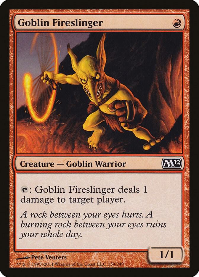Goblin Fireslinger 139 (Magic 2012 (M12))  - Foil | Good Games Adelaide SA