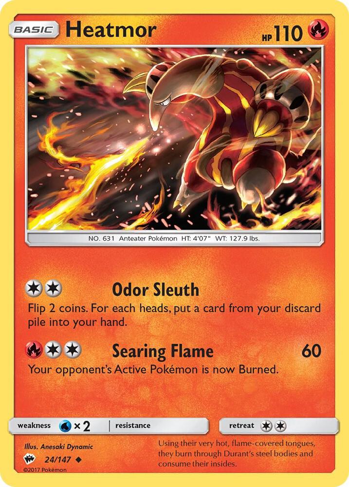 Heatmor 24/147 (SM - Burning Shadows)  | Good Games Adelaide SA