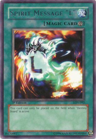 Spirit Message "L" [LON-092] Rare | Good Games Adelaide SA