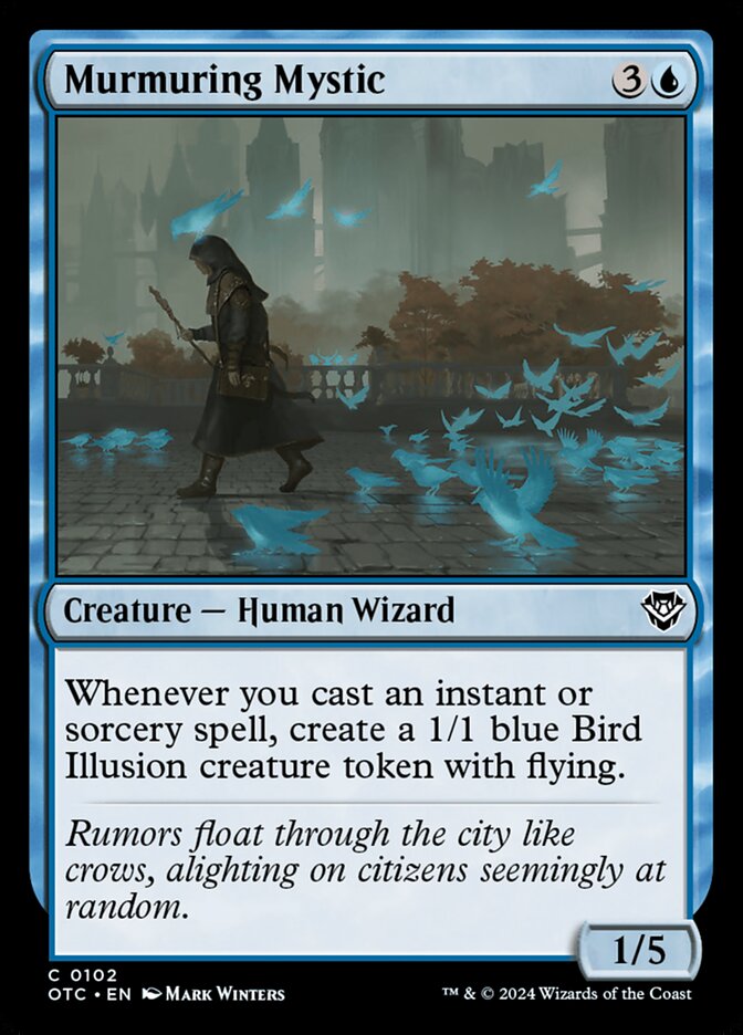 Murmuring Mystic 102 (Commander: Outlaws of Thunder Junction)  | Good Games Adelaide SA
