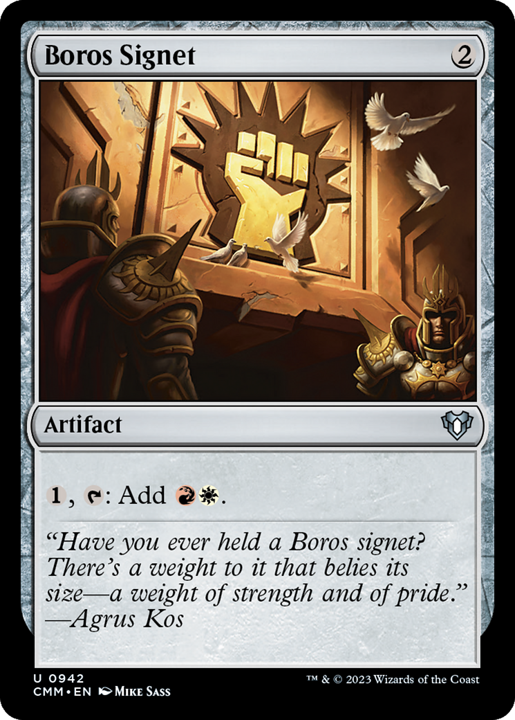 Boros Signet [Commander Masters] | Good Games Adelaide SA