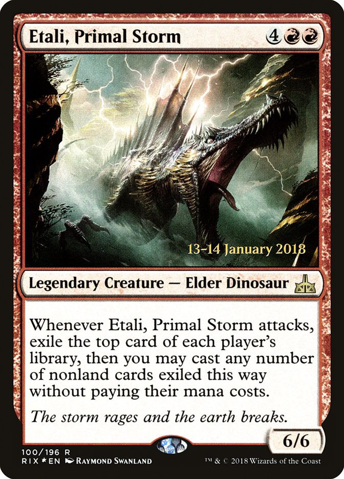 Etali, Primal Storm [Rivals of Ixalan Promos] | Good Games Adelaide SA