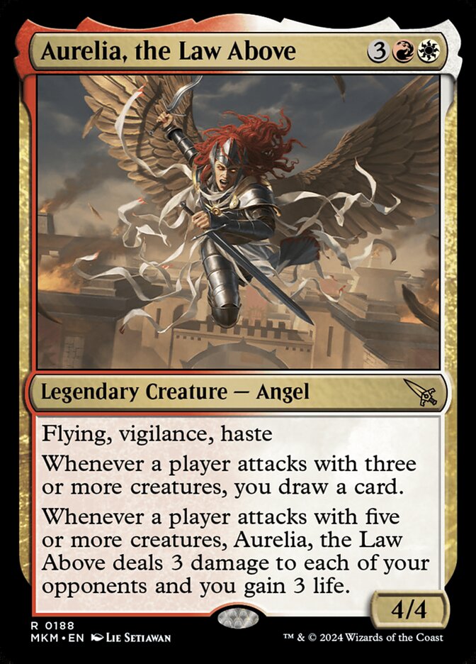 Aurelia, the Law Above 188 (Murders at Karlov Manor)  - Foil | Good Games Adelaide SA