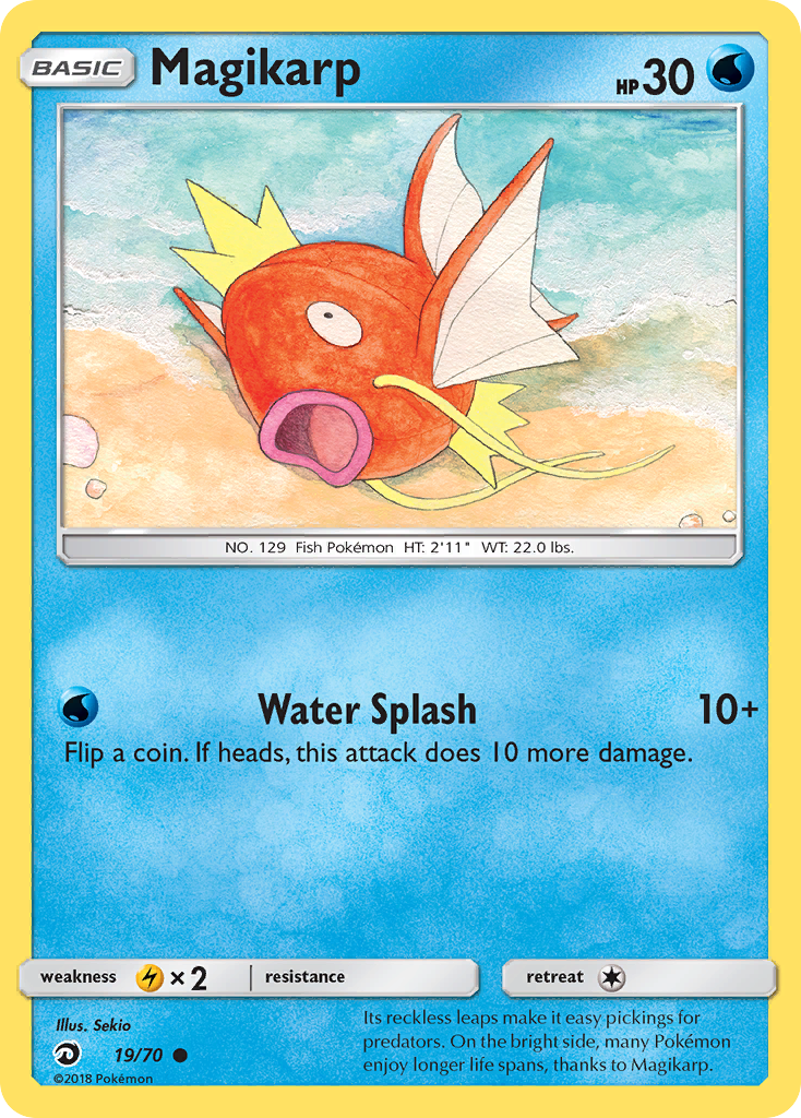 Magikarp (19/70) [Sun & Moon: Dragon Majesty] | Good Games Adelaide SA