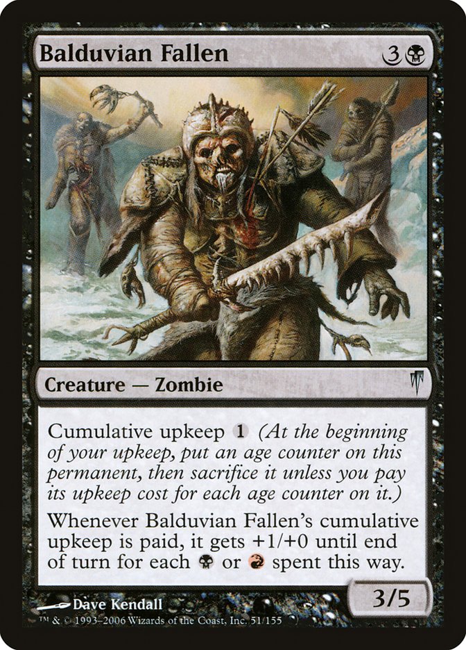 Balduvian Fallen 51 (Coldsnap)  - Foil | Good Games Adelaide SA